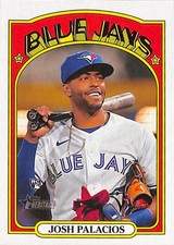 2021 Topps Heritage High Number #589 Josh Palacios Toronto Blue Jays Rookie