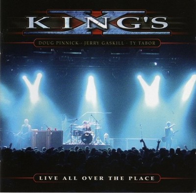 King's X - Live All Over The Place - 2CD - 2004 - Hype Sticker - O-Card