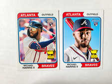 2023 Topps Heritage Michael Harris II #30 Image Variation AND BASE SP BRAVES RC