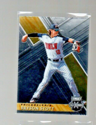 2019 Elite Extra Edition #14 Bryson Stott OptiChrome UNLV Philadelphia Phillies