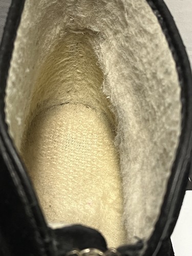 Zapatos vintage para hombre talla 11 Semperit cremallera forrados de lana gamuza hechos en Austria - Imagen 8 de 12