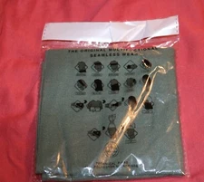 The Original Multifunctional Seamless Wear Black Facemask Headband  (Green)