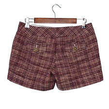 The Limited Drew Fit womens 100 cotton flap shorts size 4 stretch multicolor