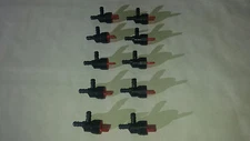 (10) Fuel Shutoff 1/4" Valve 90 Degree fits Toro Ariens Snapper Gas Snowblowers