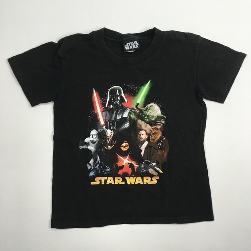 Vintage Y2K Star Wars Episode 3 Jugend Jungen Grafik T-Shirt Gr. 5/6 Darth Vader - Bild 1 von 7