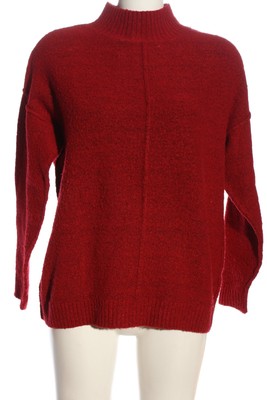 PRIMARK Rollkragenpullover Damen Gr. DE 34 rot Casual-Look