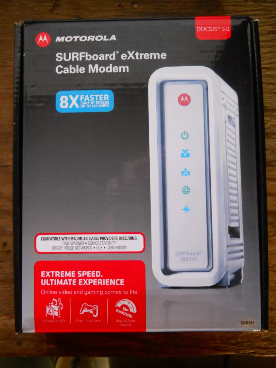 Motorola Surfboard Extreme Cable Modem Sb6141 Lights Shelly Lighting