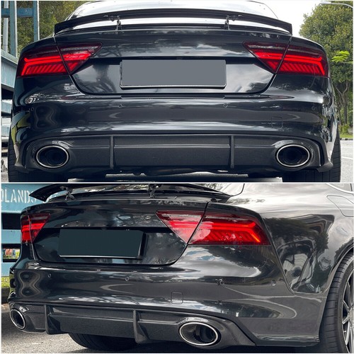 Kit de carrocería labial difusor de fibra de carbono seca fibra de carbono para Audi RS7 Hatchback 2014UP - Imagen 7 de 12