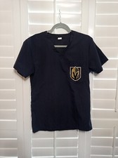 LAS VEGAS GOLDEN NIGHTS VGK NHL HOCKEY Uniform TEE T SHIRT Black Women Size S
