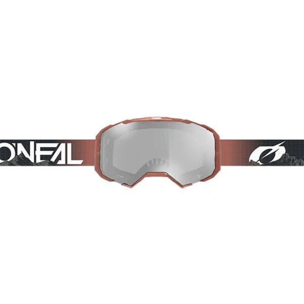 O'Neal 2025 Lunettes Motocross B-22 Covert Noires Rouges Verre Clair MX - Photo 1/1