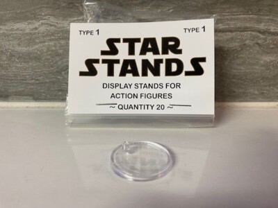 Vintage Star Wars - IDA Star Stands - für Regular Stance Figuren - 20 Stück - Type 1
