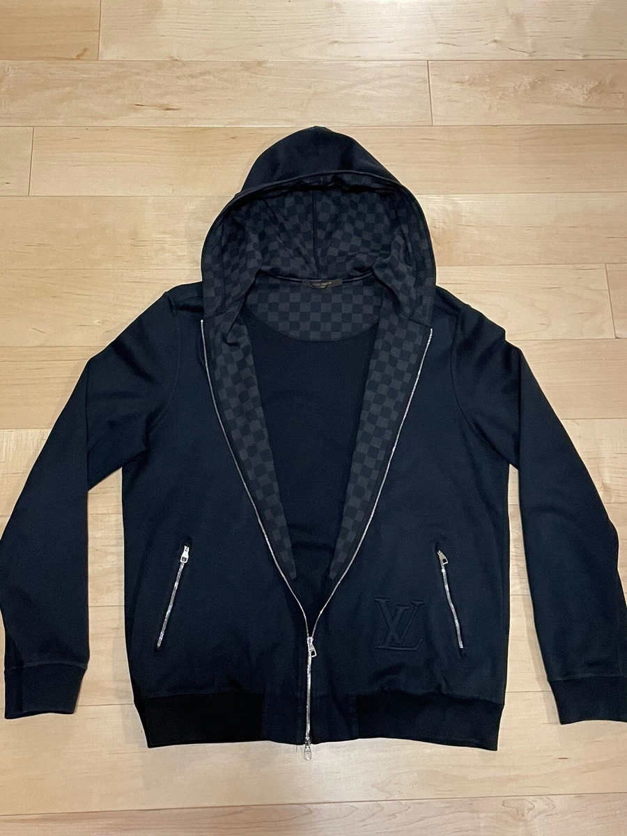 Louis Vuitton DAMIER Damier Zip-Through Hoodie (1A7X65)