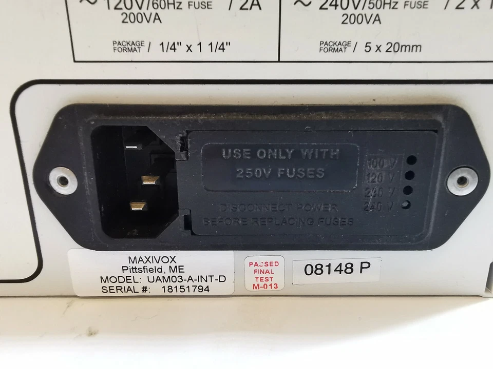 DUKANE UAM03-A-INT 240V/ 50Hz / 2X1A 200VA- WITHOUT ANY ACCESSORIES - Image 4 of 4