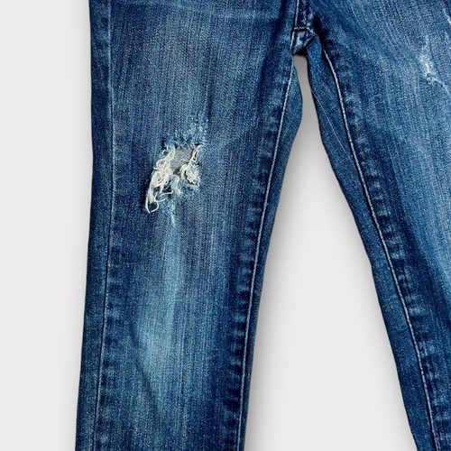 Joe's Jeans Girls Dark Wash Skinny Ankle Jeans With Areas of Distress Size 10 - Picture 11 of 14