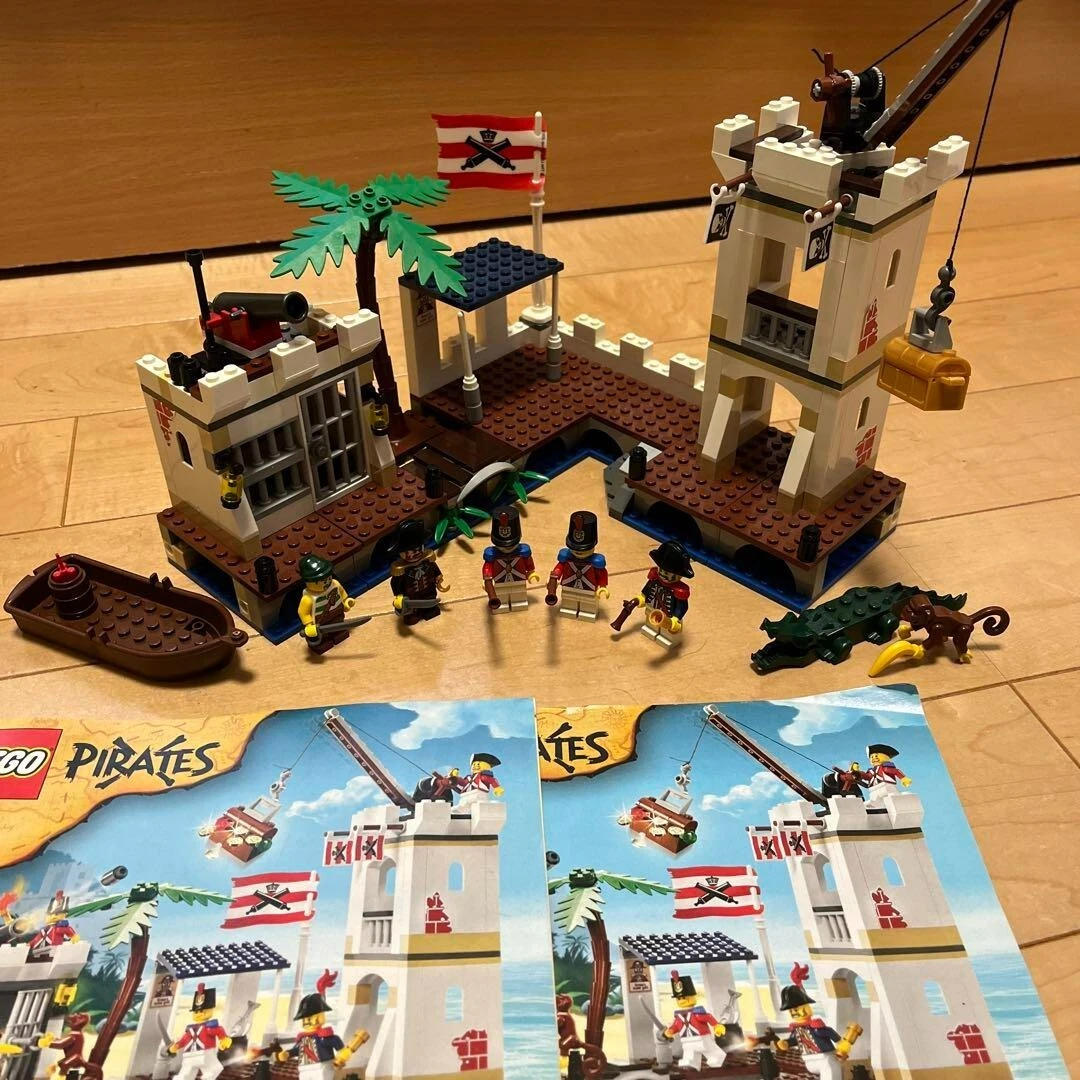 Lego Pirates 6242 Marine Corps Fort Instruction Manual inc Rare Discontinued