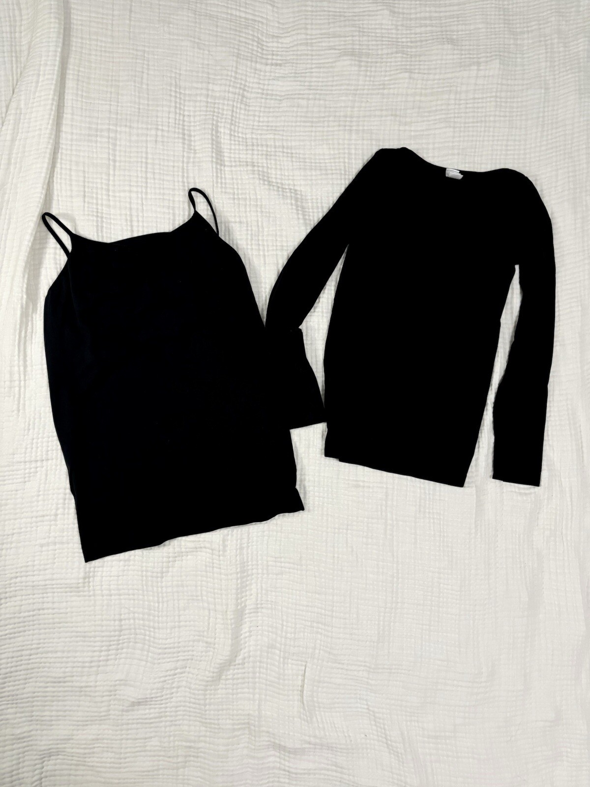 Shapewear Bundle Tank & Long Sleeve Black Dynamic Seamless Outfit-image