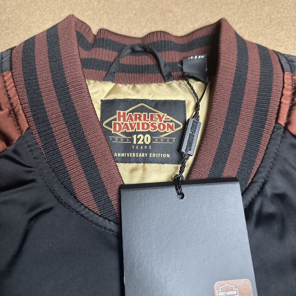 Harley-Davidson Jacket 120th Anniversary 97436 Polyester Red Harley-Davidson Jacket 120th Anniversary 97436 Polyester Red