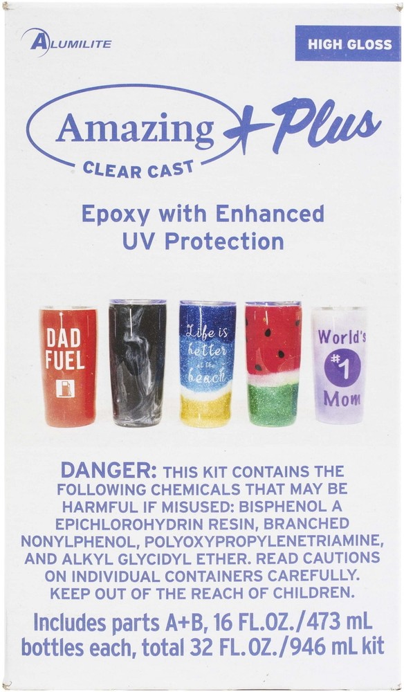 Amazing Clear Cast Plus Epoxy Kit 32oz-32oz