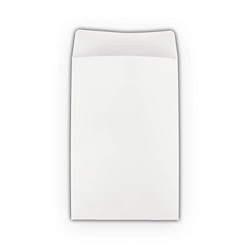 EcoSwift 9x11.5 Self Seal Photo Cardboard Envelopes - 500 Pack - White Recyclable Mailers