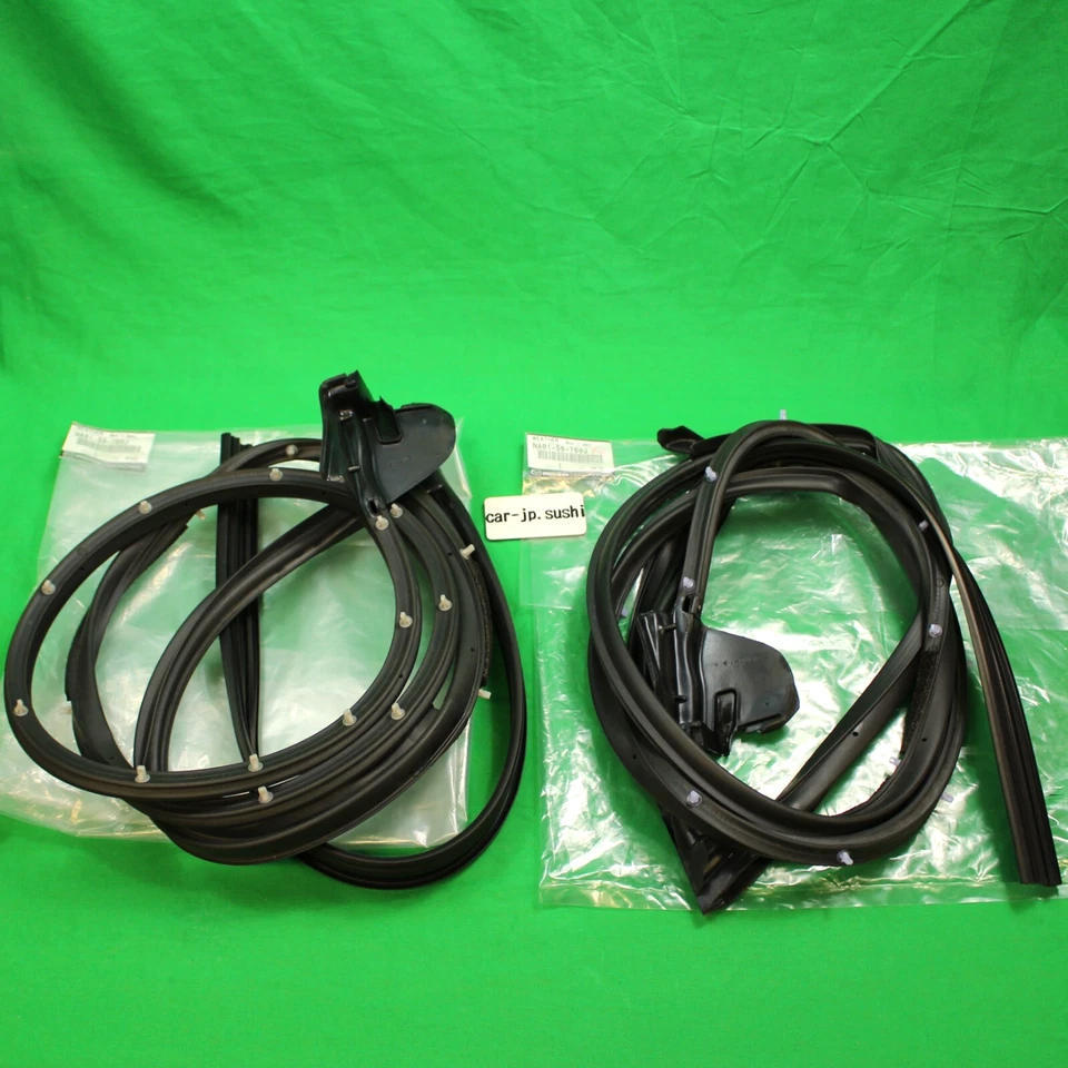 Оригинальный комплект уплотнительных прокладок для двери Mazda 1990-1997 Miata MX-5 NA01-59-760J / 58-760J - Изображение 4 из 4