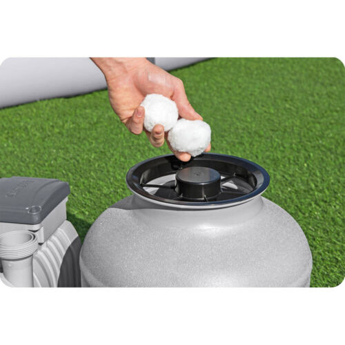 Bestway 58499 Sandfilterpumpe 8327 l/h – Poolpumpe mit ChemConnect & Zubehör - Bild 4 von 8