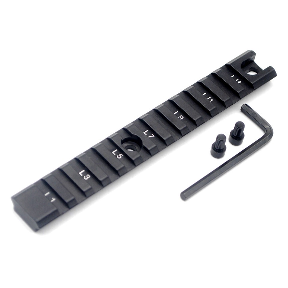 6'' inch Picatinny Weaver Rail Section Mount System Adapter 21 mm Rails ...