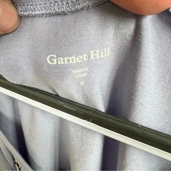 Garnet Hill 28372 Periwinkle Blue Calista Knit Dress Sleeveless Women’s Small - Image 4 of 4