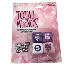 iCup Total Winos Dice Game Of Chance Wine Drinking Party Game Fun Adult New!