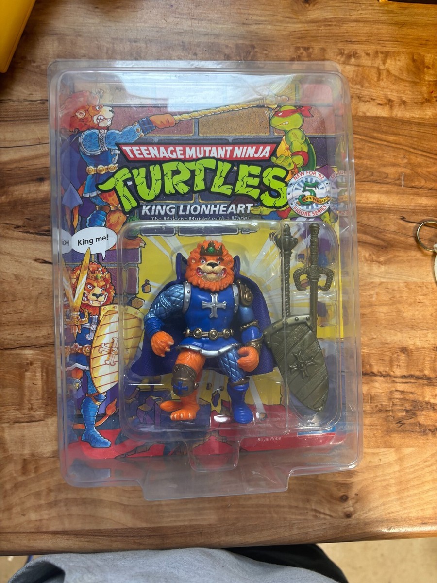 値引き中 タートルズ TMNT キングライオンハート フィギュア King Lionheart 1992 Teenage Mutant Ninja Turtles NEVER