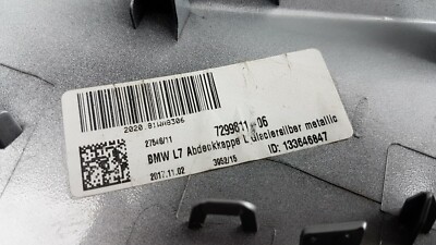 Orig BMW F36 Grand Coupe Exterior Mirror Cap Set 7299811/7299812  