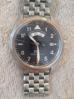 IWC Pilot's Watch Spitfire UTC IW325106 Automatic Watch Silver