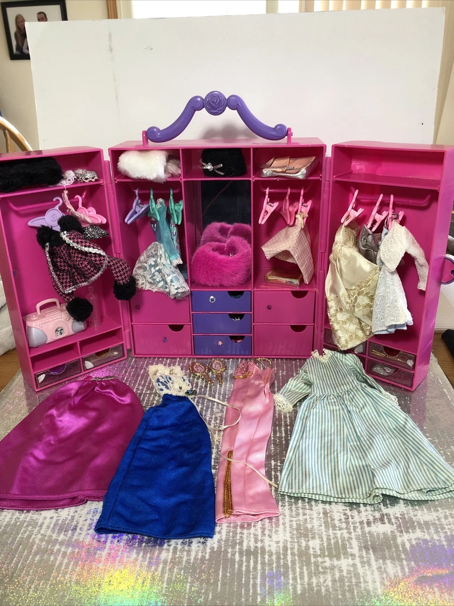 Barbie clothes carrying clearance case