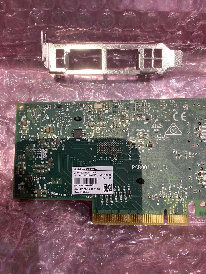 Mellanox CX4121A MCX4121A-XCAT ConnectX-4 10Gigabit Ethernet ADAPTER CARD PCIE - Image 3 of 3