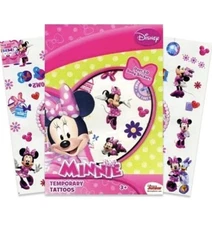 Disney Junior, Ages 3+, Temporary Tattoos Minnie, Over 50 Body Stickers