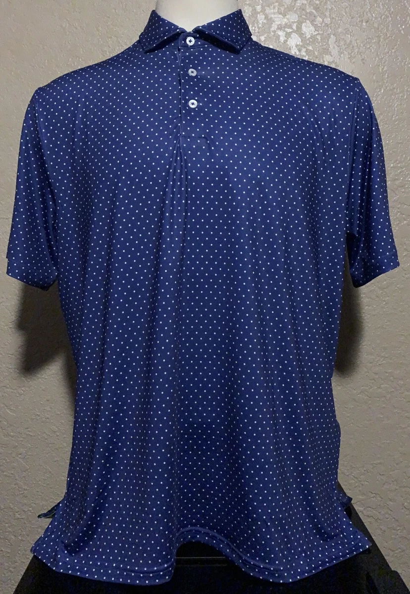 Mens polka dot polo cheap