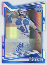 2022 Panini Elite Extra Edition Aspirations Die Cut Signatures Jesus Galiz Auto