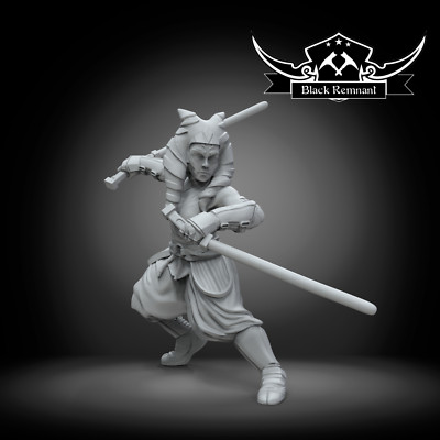 Ahsoka Tano [Rebellion] - Star Wars Legion Scale - 3D Print Resin (inkl. Base)