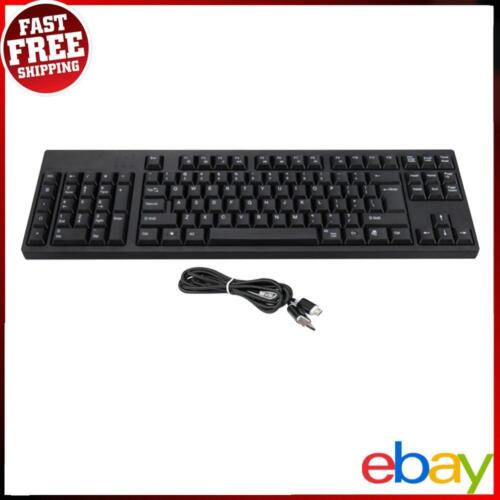Wired Left Hand Ergonomic Keyboard Video Clip Keyboard Dual USB HUB for PC Gamer - Picture 1 of 12