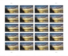 Nebraska Statehood Sheet of 20 Current Rate Stamps Scott 5179