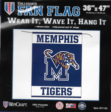 MEMPHIS TIGERS Collegiate Fan Flag 36x47  New   *** HOT ***