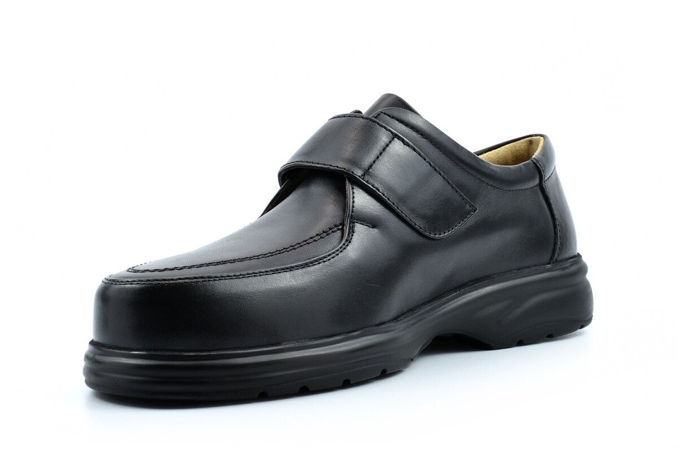 Mens Fuller/Wide Fit Shoes Mens Leather Shoes Lightweight Size 14/15 (E