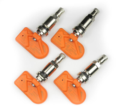New Chrome Stem 315mhz TPMS Set Fits 2022 2023 2024 Toyota GR86 PMV-E000