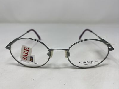 Stride Rite SR-8 275 45-18-130 Matte Silver Full Rim Eyeglasses Frame LF82