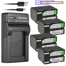 Kastar Battery Slim USB Charger for Samsung SB-LSM320 Samsung SC-DC164 Camcorder