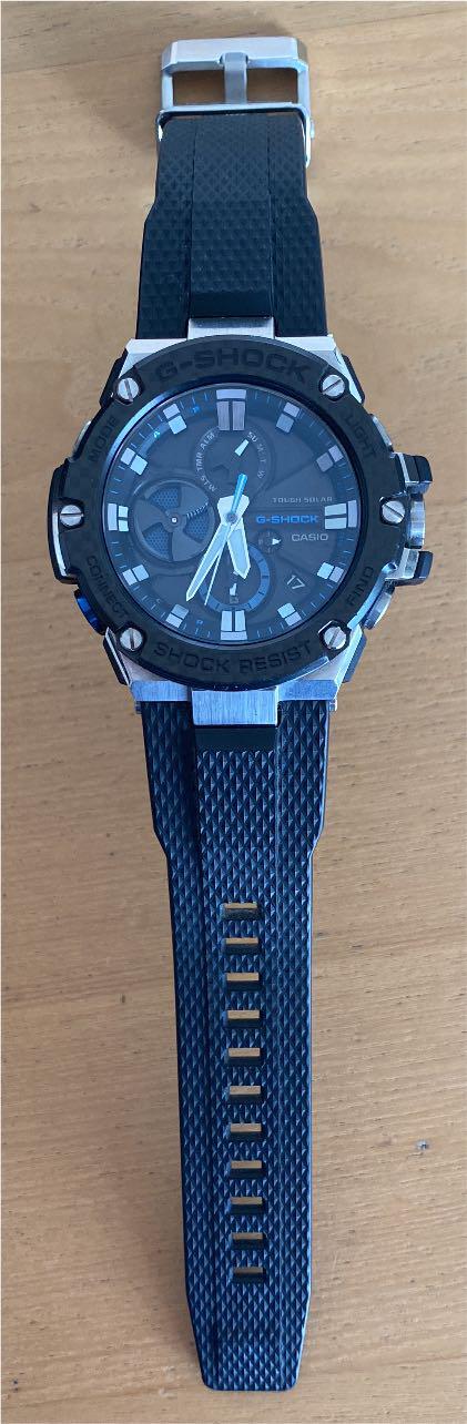 CASIO G-SHOCK GST-B100XA-1AJF Tough Solar Black Mens Watch Used ...