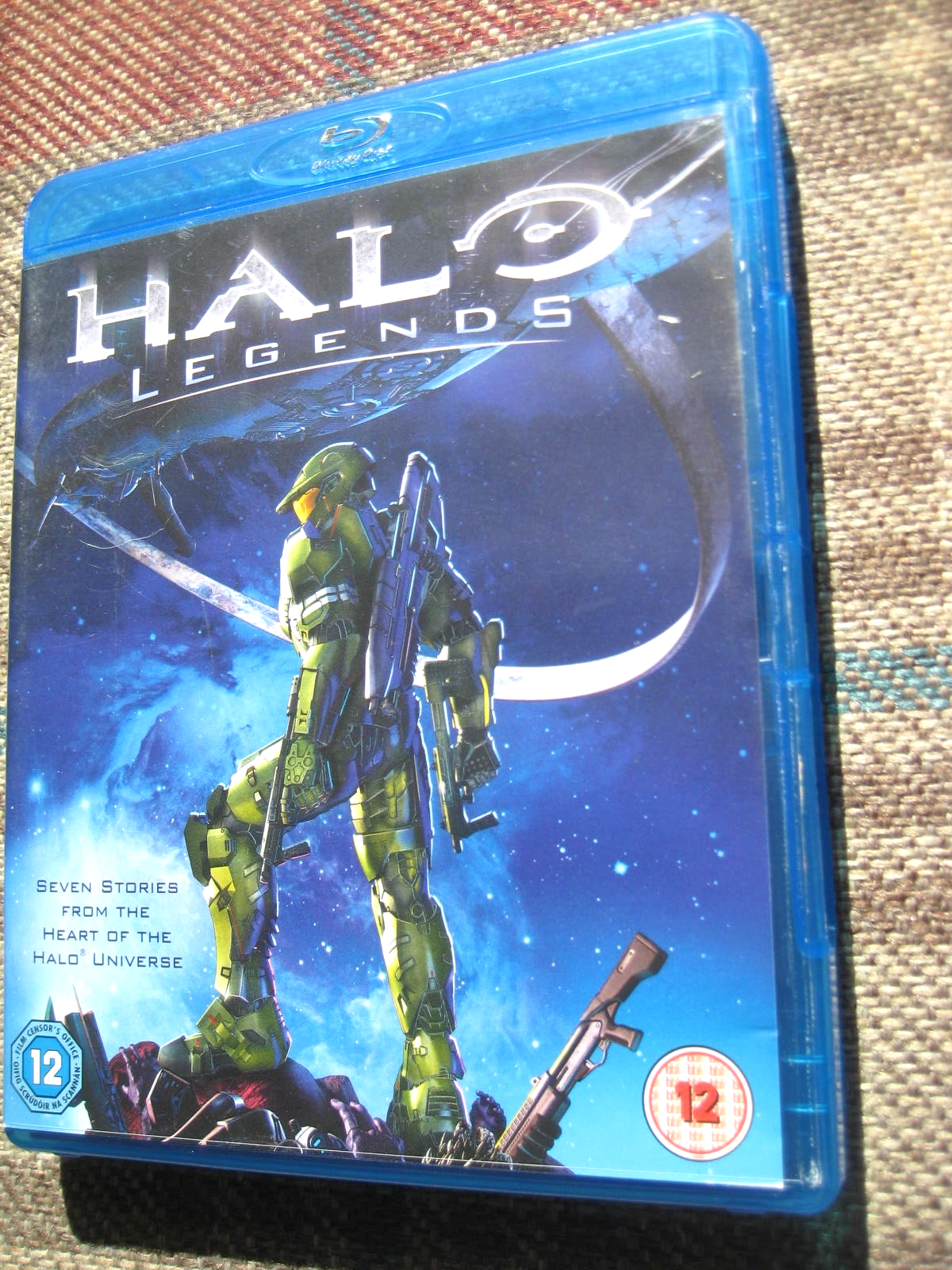 HALO LEGENDS BLU RAY MINT DISC FREE P&P