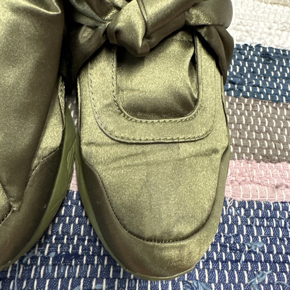 Zapatillas Puma x Rihanna Fenty Bow Olive Branch Satén 365054 04 Para Mujer TALLA 6 RARAS Foto 3 de 4