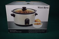 West Bend Round 6-quart Slow Cooker / Crockpot - 85156 West Bend Round 6-quart Slow Cooker / Crockpot - 85156