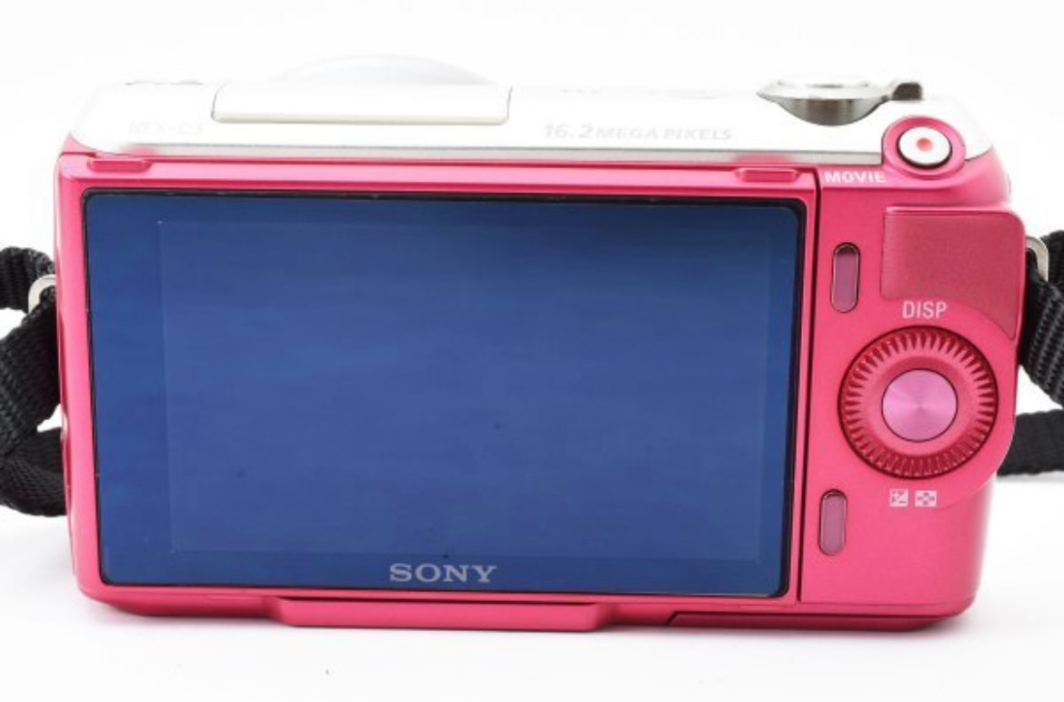 Sony Nex-C3 Pink Mirrorless Camera Body With Accessories From Jp