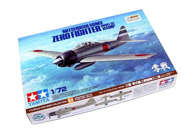 TAMIYA Aircraft Model 1/72 Airplane MITSUBISHI A6M3 Zero Fighter 32 (HAMP) 60784